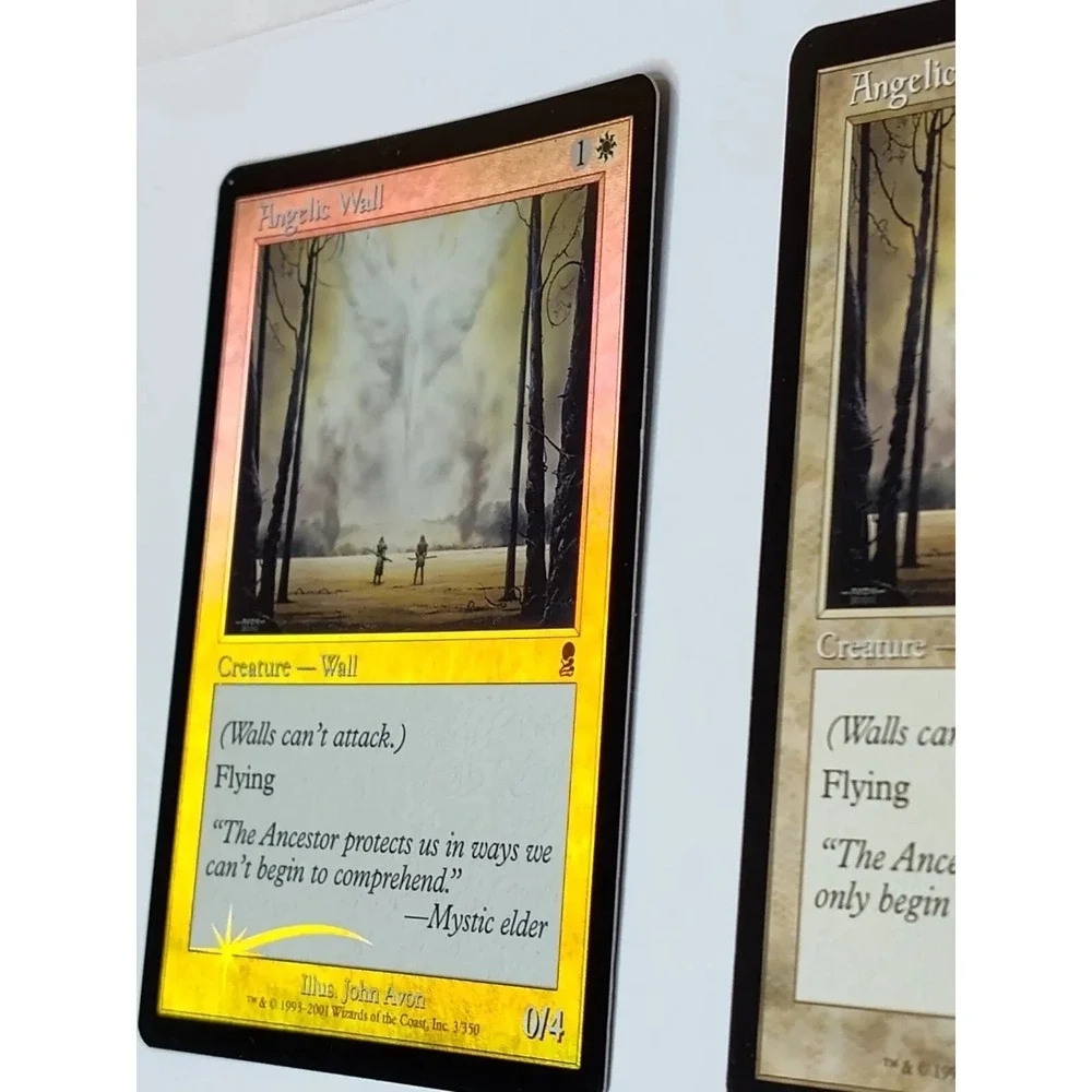 MTG ANGELIC WALL Odyssey 2001 Set-4 +1 FOIL 4 Non-foil Magic SEE BG.5MAA2022.26